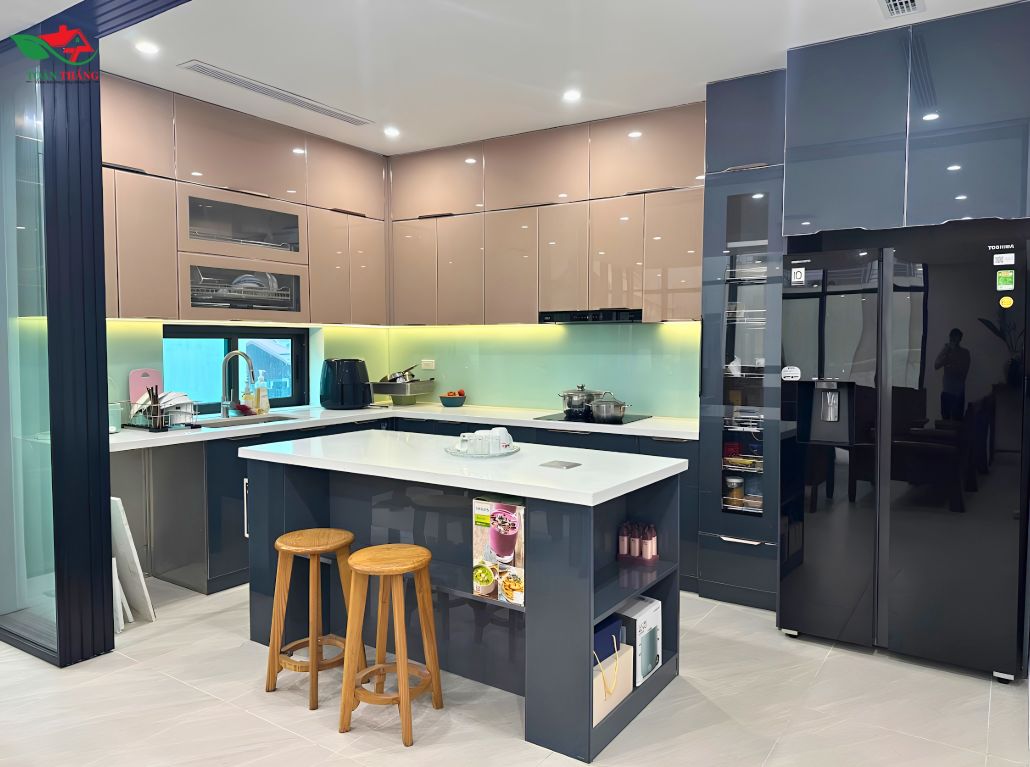 tủ bếp inox