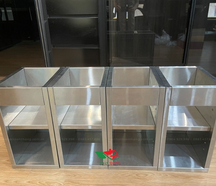 tủ bếp inox hệ module
