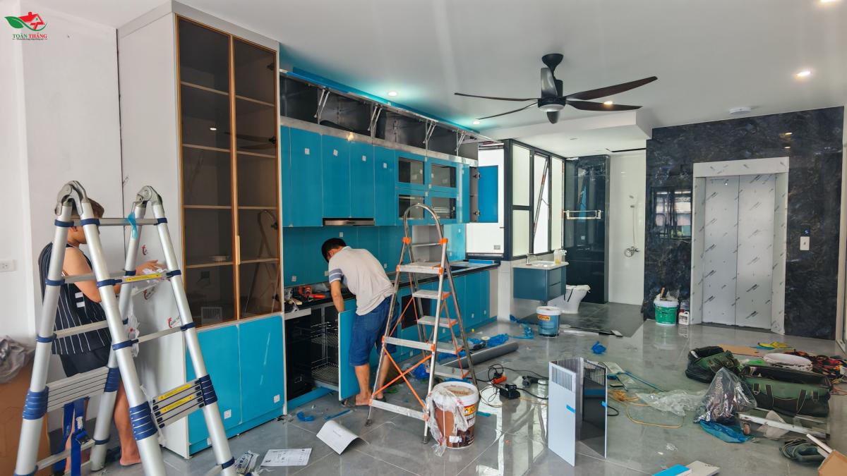 thi công nội thất tủ bếp