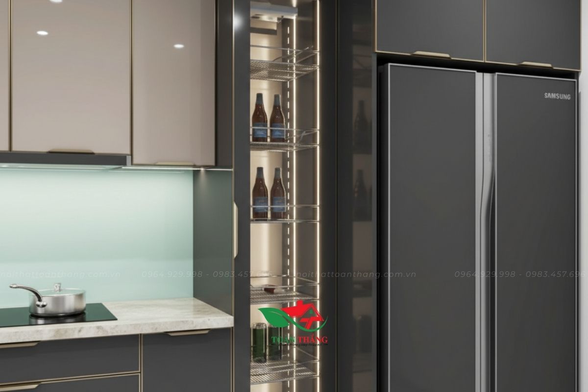 tủ bếp inox cánh kính tủ bếp inox cánh kính