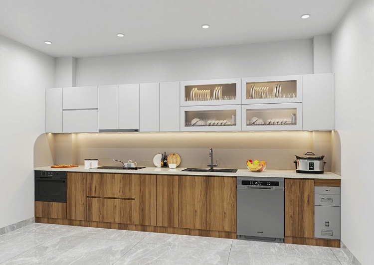 tủ bếp Laminate