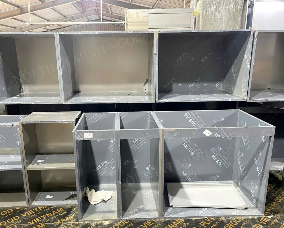 tủ bếp inox