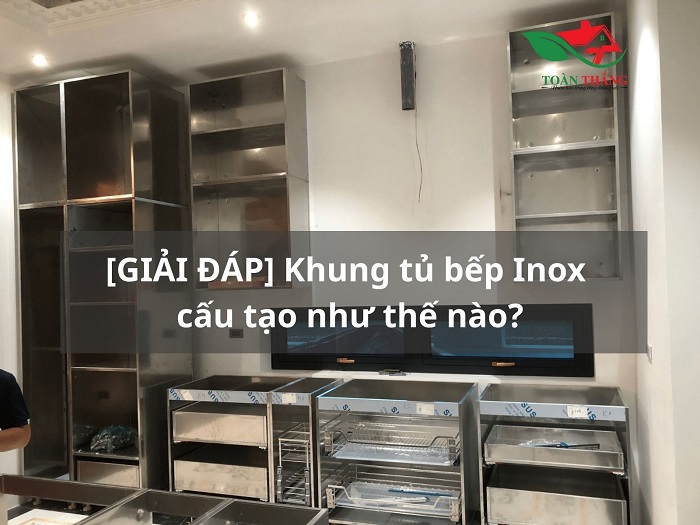 tủ bếp inox cánh kính tủ bếp inox cánh kính