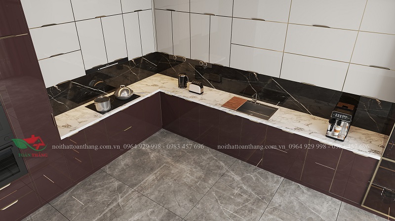 tủ bếp inox cánh kính tủ bếp inox cánh kính