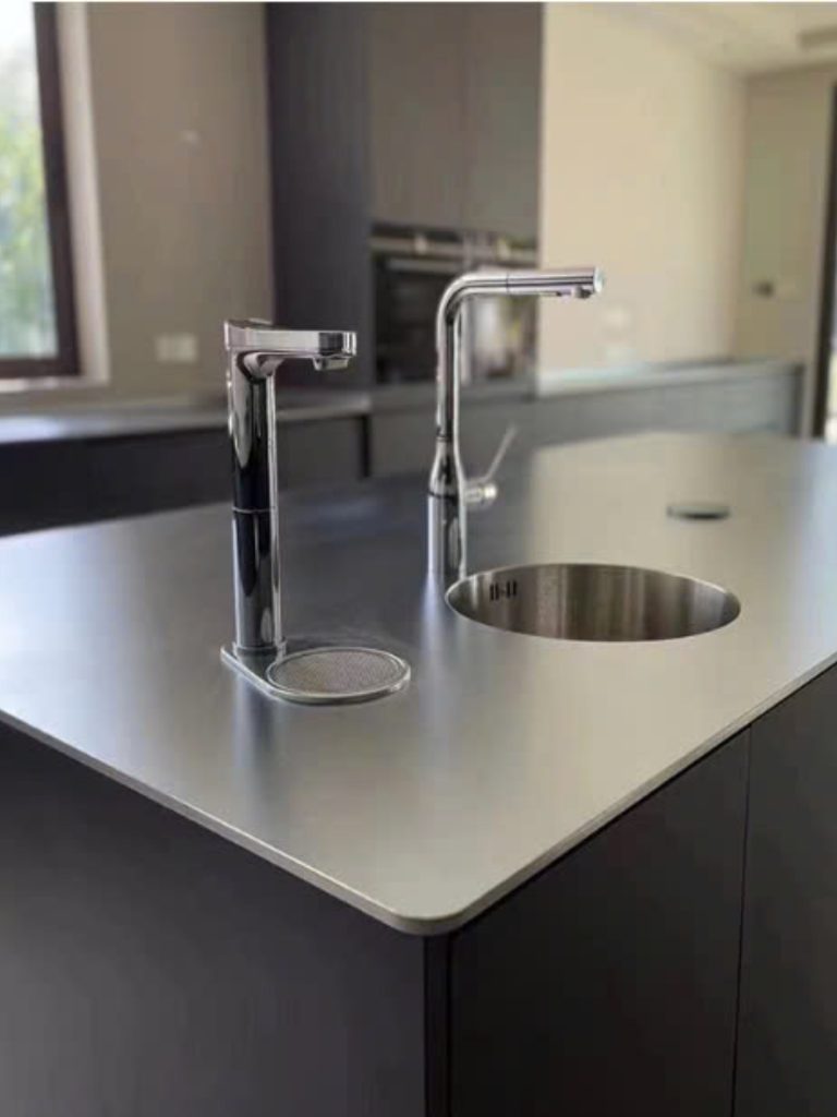 mặt bàn bếp inox