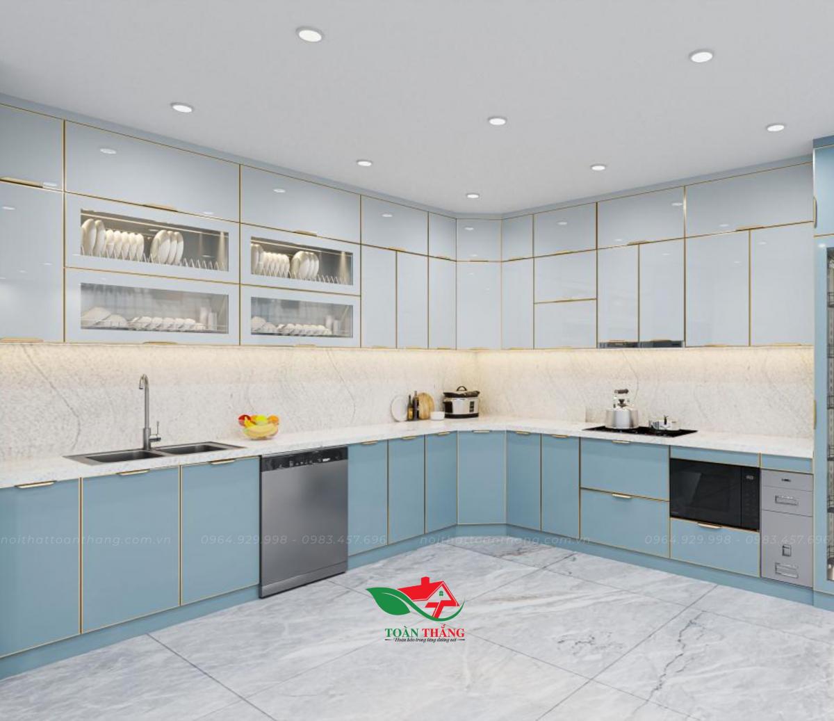 tủ bếp inox cánh kính tủ bếp inox cánh kính