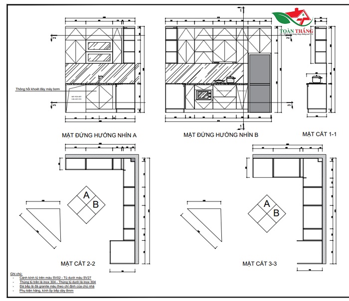 tủ bếp inox cánh kính tủ bếp inox cánh kính