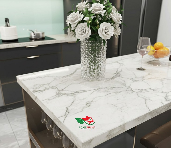 tủ bếp inox cánh kính