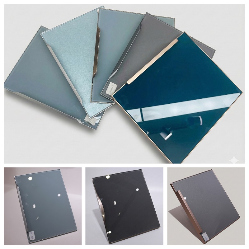 cánh kính tủ bếp inox