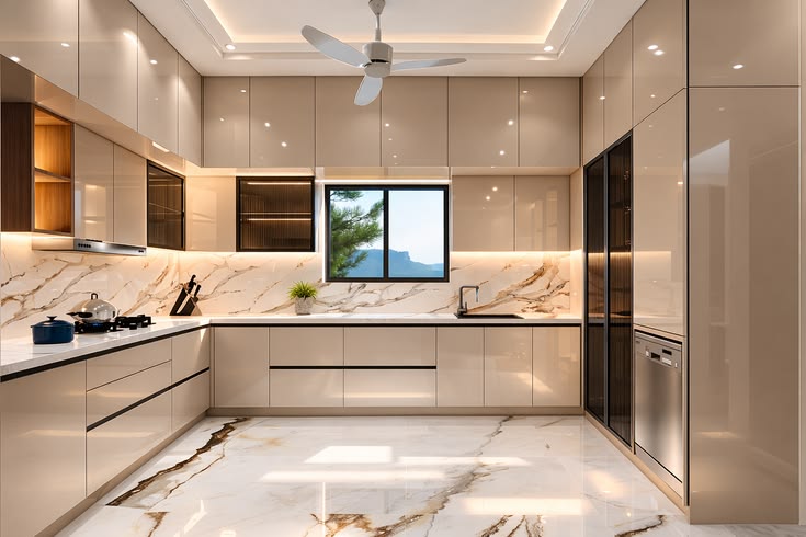 tủ bếp Acrylic đẹp