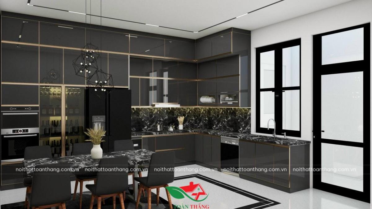 cánh kính tủ bếp