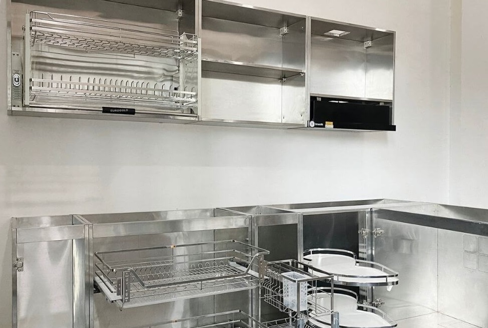 ưu nhược điểm của tủ bếp inox