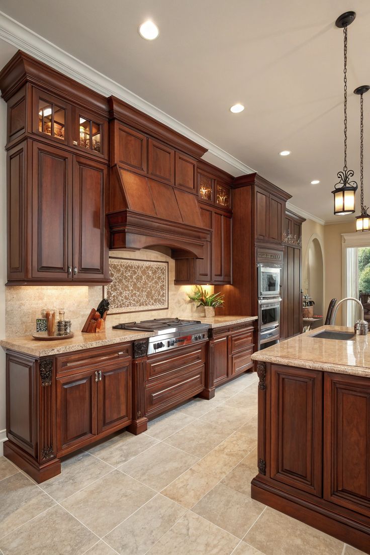 tủ bếp cổ điển