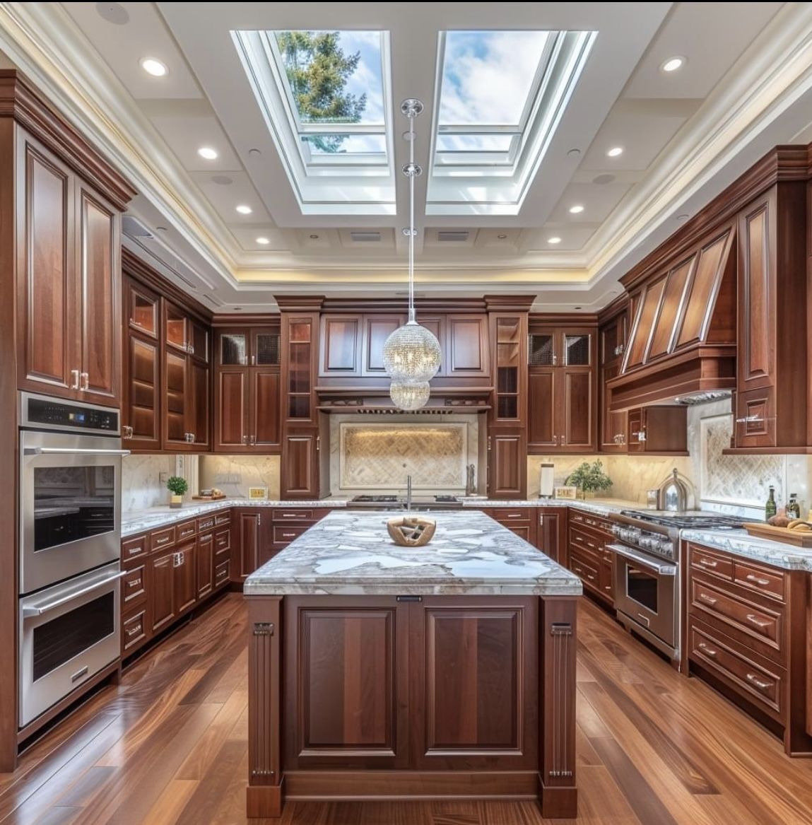 tủ bếp cổ điển