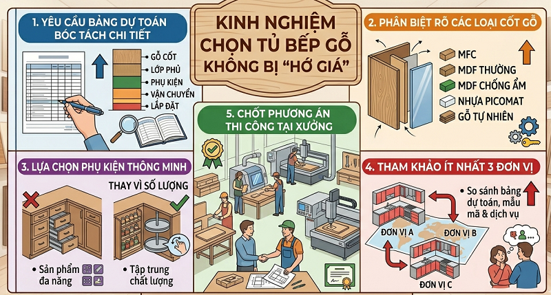 báo giá tủ bếp