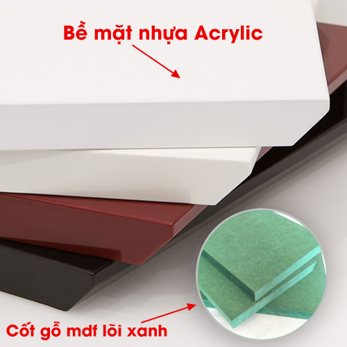 tủ bếp phủ acrylic
