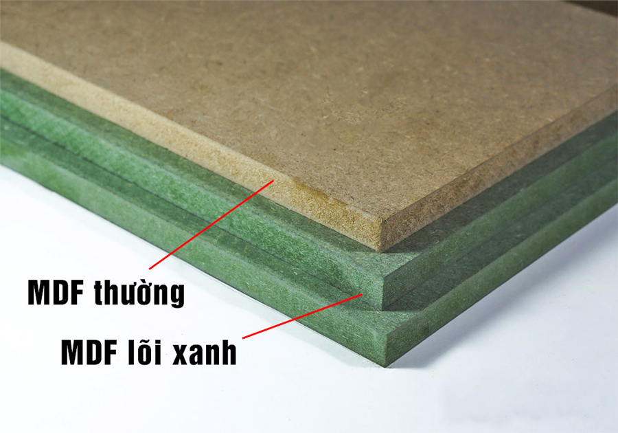  gỗ MDF lõi xanh chống ẩm