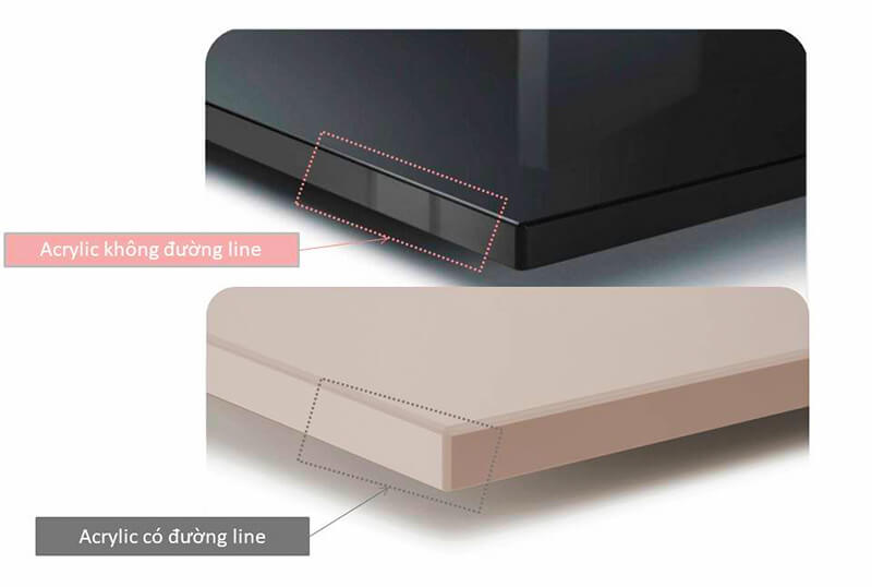 acrylic tủ quần áo
