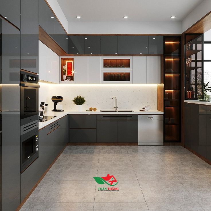 tủ bếp kịch trần