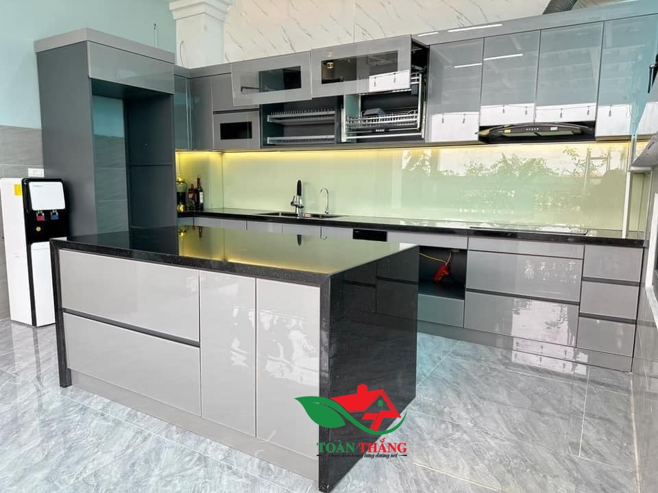 tủ bếp acrylic