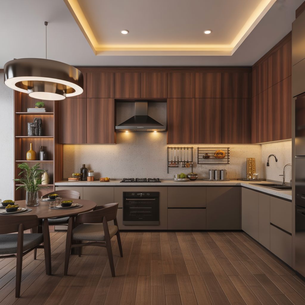 tủ bếp melamine tủ bếp melamine