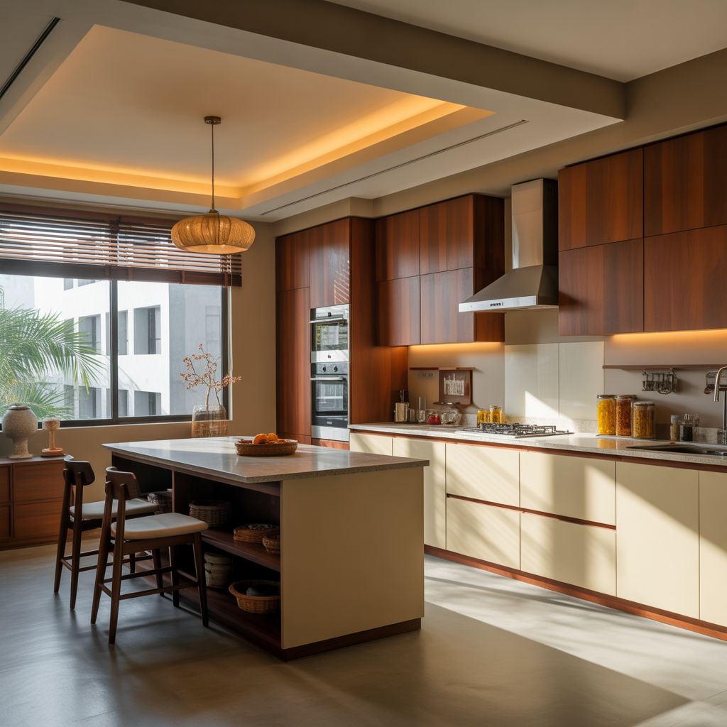 tủ bếp melamine tủ bếp melamine