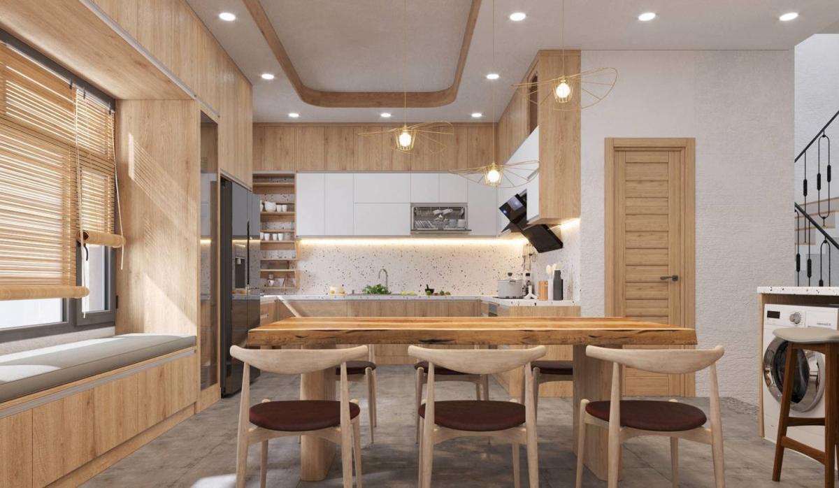 tủ bếp melamine tủ bếp melamine