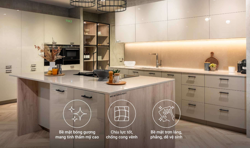 giá tủ bếp acrylic