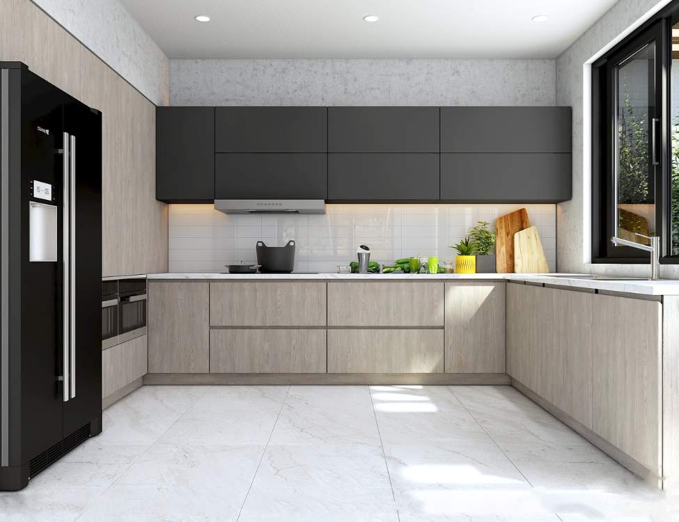 Tủ bếp nhựa Picomat cánh phủ Melamine