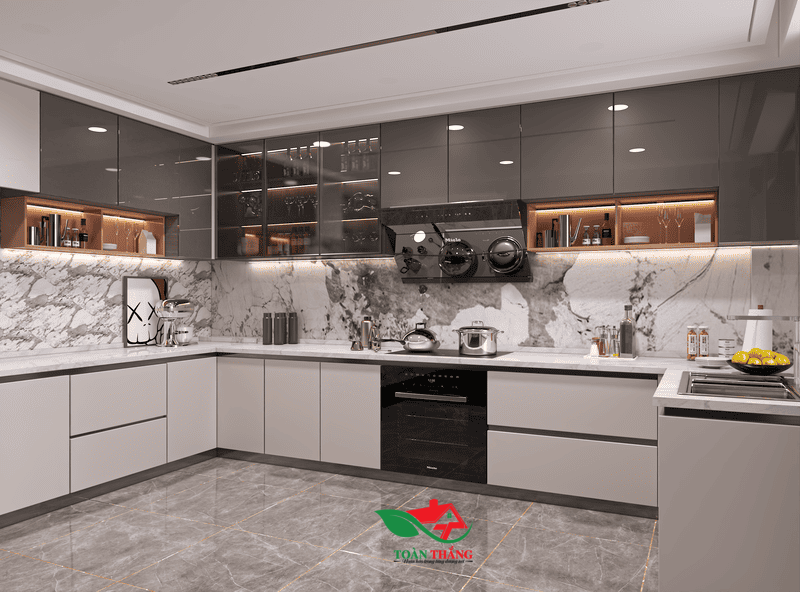 tủ bếp nhựa picomat