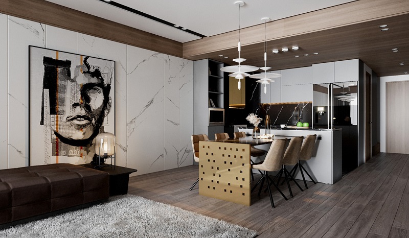 thiết kế phòng khách 