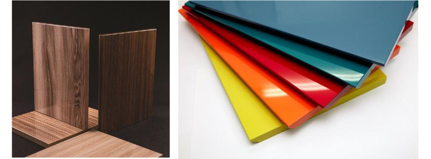 cánh Arcylic tủ bếp inox