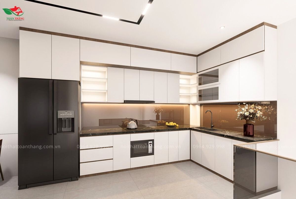 Tủ bếp Acrylic Nội Thất Toàn Thắng