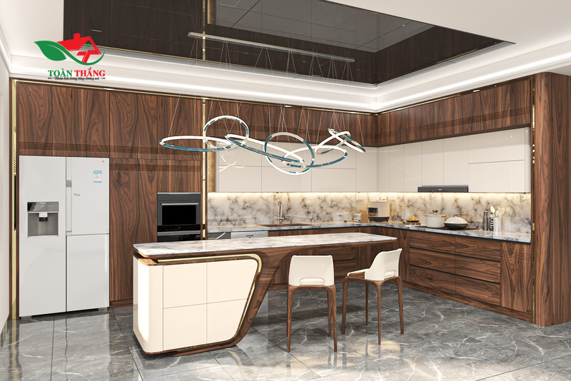 tủ bếp gỗ óc chó tủ bếp gỗ óc chó