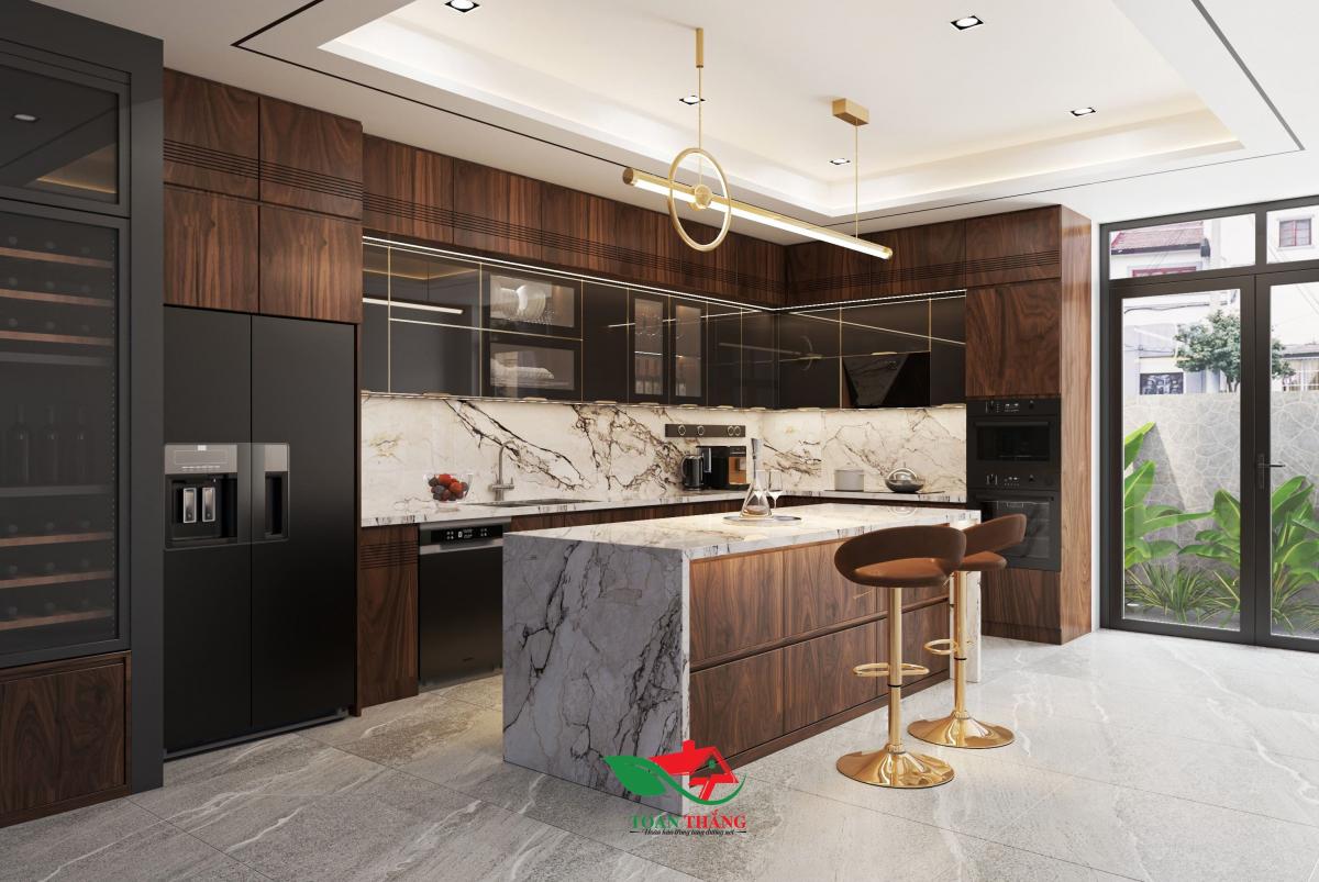 tủ bếp gỗ óc chó tủ bếp gỗ óc chó