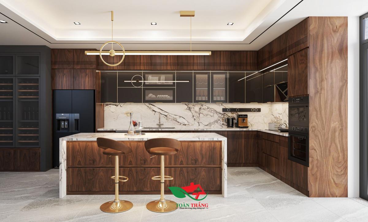 tủ bếp gỗ óc chó tủ bếp gỗ óc chó