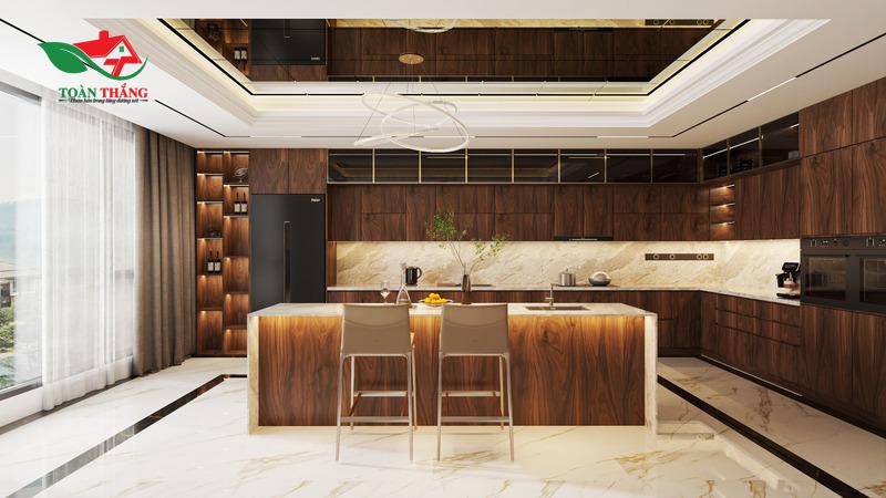 tủ bếp gỗ óc chó tủ bếp gỗ óc chó