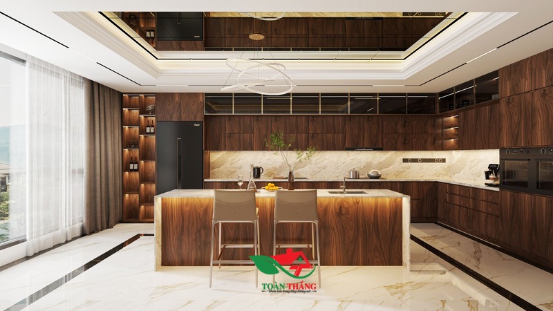 tủ bếp gỗ óc chó tủ bếp gỗ óc chó