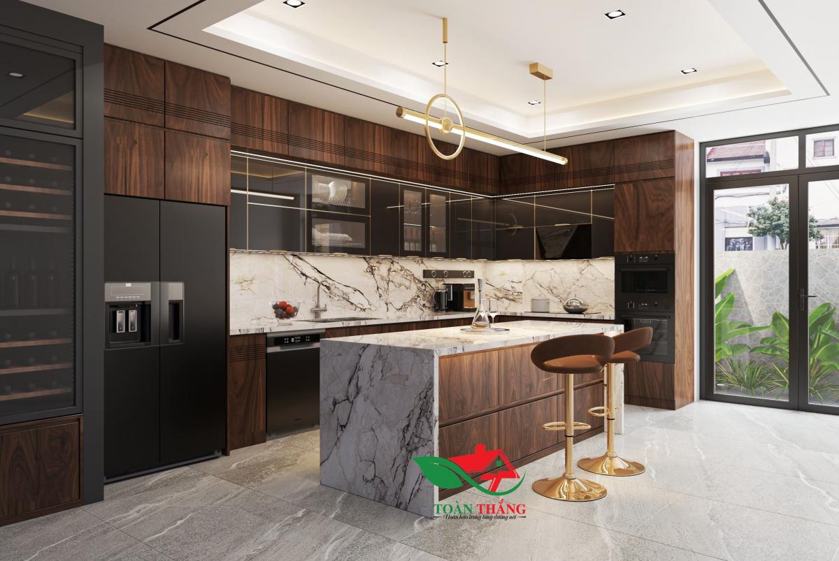 tủ bếp gỗ óc chó tủ bếp gỗ óc chó