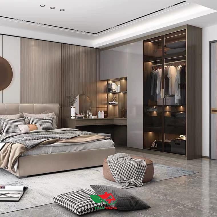 tủ quần áo cánh acrylic