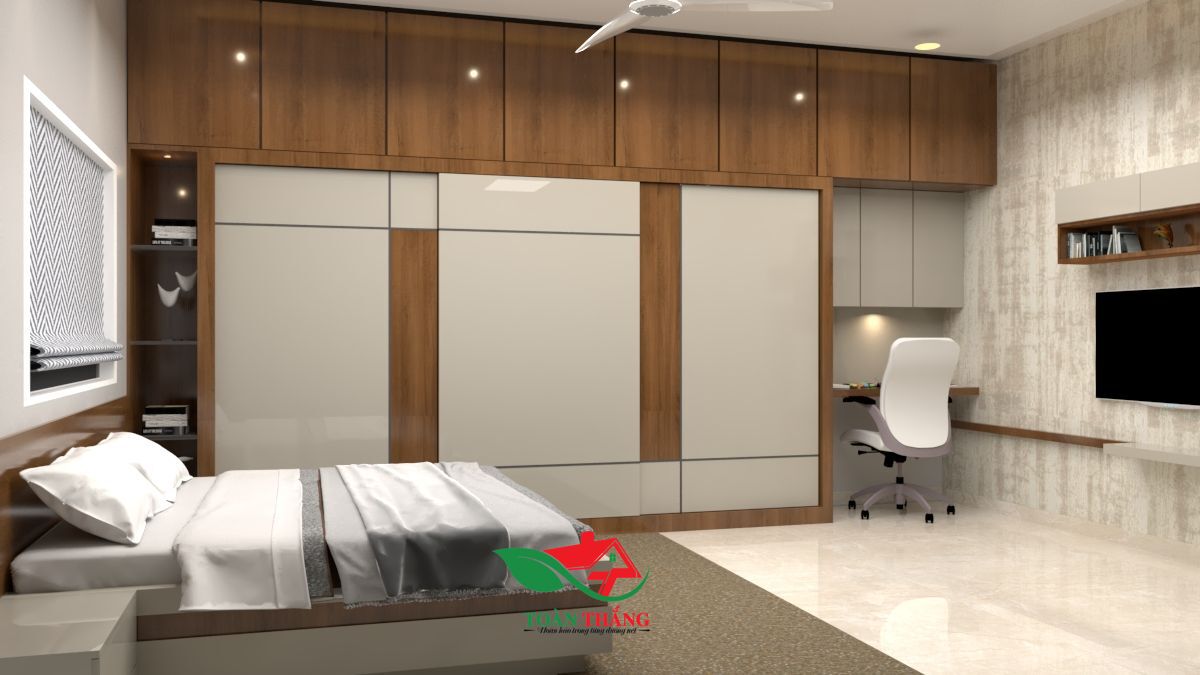 tủ quần áo cánh acrylic